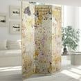 thumbnail image 7 of Oriental Furniture 6 ft. Tall Bebop Canvas Room Divider - 3 Panel, 7 of 7