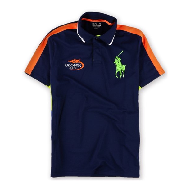 Ralph Lauren Mens Us Open Ball Boy Rugby Polo Shirt Walmart Com