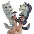 thumbnail image 6 of Untamed Dire Wolf by Fingerlings – Blizzard (White and Blue) – Interactive Collectible Toy – by WowWee Electronic Pet, 6 of 8