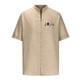 thumbnail image 5 of New Men's Retro Casual Loose Fitting Short Sleeved Printed Shirt M, 5 of 5