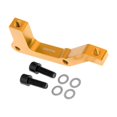 thumbnail image 1 of Xingzhi Bicycle Bike Disc Brake Mount Adaptor for Caliper PM to IS Gold Rear 1Set, 1 of 6