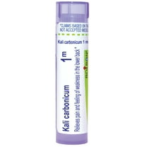 Boiron Kali Carbonicum 1M, Homeopathic Medicine for Pain And Feeling Of Weakness In The Lower Back, 80 Pellets