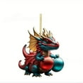 thumbnail image 7 of New Year Gift Christmas Dragon Baby Egg Acrylic Home Decorations Christmas Ornaments Xmas Tree Hanging Pendant Christmas Pendant 9, 7 of 7