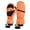 Orange L, variant on ZPAQI Ski Mittens Warm Snowboard Mittens Gloves Touchscreens Gloves Winter Gloves