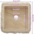 thumbnail image 3 of vidaXL Sink Above Counter Vanity Sink Natural Stone Basin for Bathroom Marble, 3 of 8