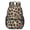 Black and Orange, variant on Black and Orange Leopard Print 17" School Backpacks for Teens,Waterproof Oxford Fabric,S-Shape Padded Straps for School,Travel,Hiking,Camping