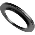 thumbnail image 1 of Adaptador de anillo metal 43 a 58 mm compatible con cámaras sin espejo DSLR, convertidor rosca filtro UV CPL ND, negro 43-58, 1 of 7