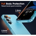 thumbnail image 6 of Samsung Galaxy S24 Plus Case, Dual Layer Shockproof 6.7’’, Light Blue, w/ 2X Tempered Glass Screen Protector & Camera Lens Protector, 6 of 14