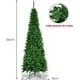 thumbnail image 4 of Árbol de Navidad Costway 2,25 m Nevado 1085 Ramas Base Metal Luces LED, 4 of 7