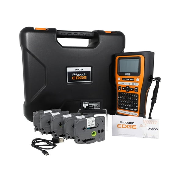 Impresora industrial de etiquetas Brother PT-E510BP con 5 cintas