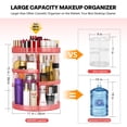 thumbnail image 2 of Organizador de maquillaje HEMTROY con rotación de 360°, capacidad extra grande, 2 of 7