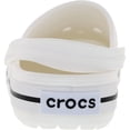 thumbnail image 3 of Crocs Men's Crocband White Ankle-High Rubber Sandal - 9M, 3 of 3