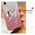 thumbnail image 3 of Slim Case for Samsung Galaxy Note 10 Cover Electroplated Silicone with Bling Butterfly Stand Phone Case for Samsung Note 10 with Glitter Card Anti-Fingerprint Cover Compatible with Galaxy N, 3 of 7