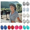 thumbnail image 1 of Pendientes con gancho colgante con forma de sombrero de vaquero, aretes de resina para mujeres y niñas, regalo de joyería, 1 of 4