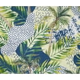 thumbnail image 4 of oneOone Cotton Flex Medium Blue Fabric Tropical Leaves Fabric For Sewing Printed Craft Fabric By The Yard 40 Inch Wide, 4 of 4
