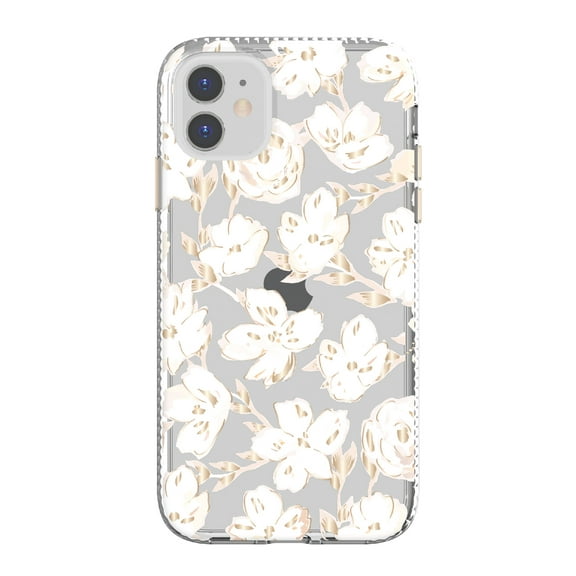 onn. White Whisp Floral Phone Case for iPhone 11 / iPhone XR