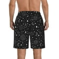 thumbnail image 3 of Naloa Space Galaxy Men's Beach Shorts, Surfing shorts, Swim trunks, Quick Dry Swim Trunks for Surfing Beach Fun - Large, 3 of 9