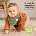 thumbnail image 4 of Baberos tipo bandana para bebés KeaBabies, 100% algodón orgánico, paquete de 8, 4 of 9