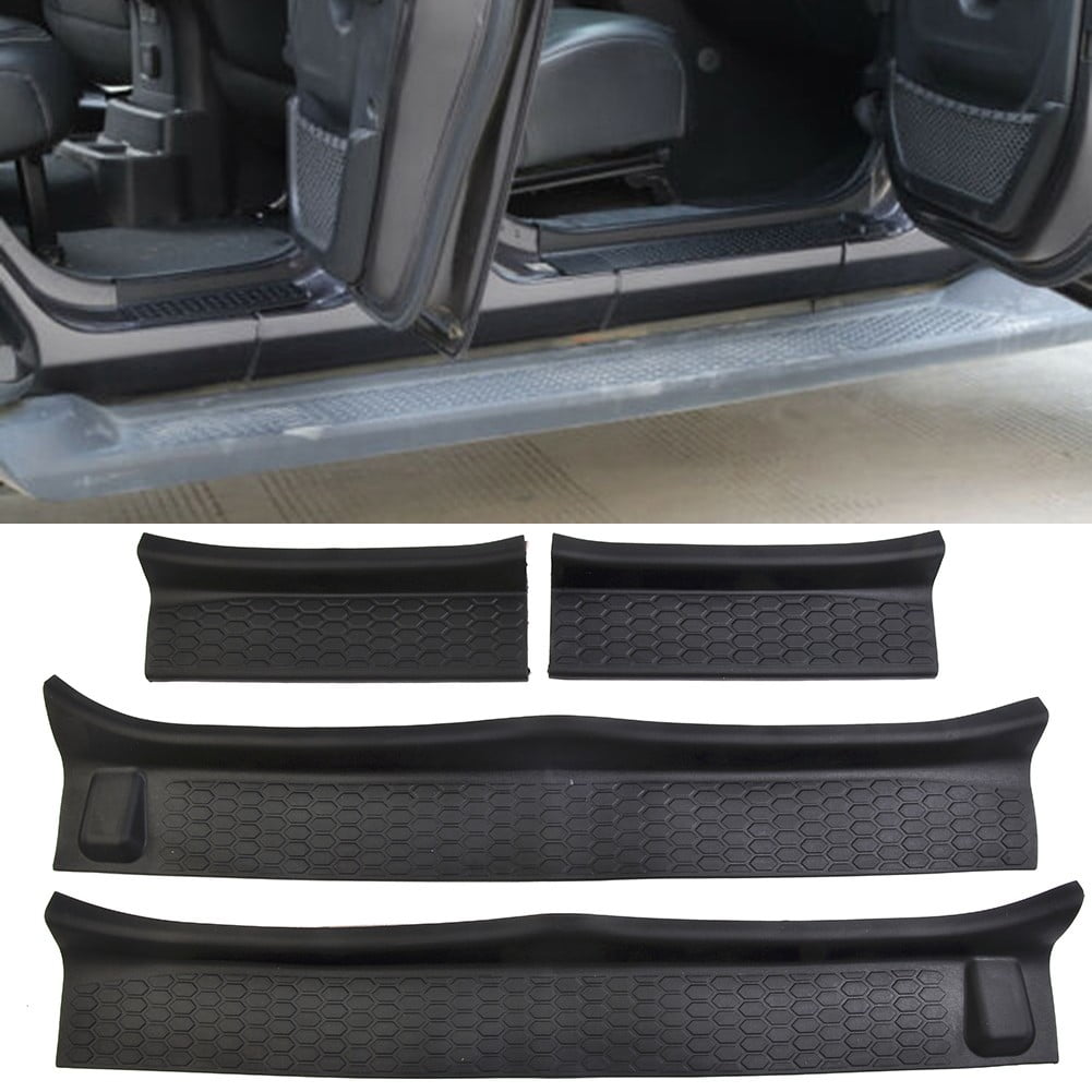 Mduoduo 4pcs Rubber Door Entry Guards Protective Cover For Jeep Wrangler JL JT 2018 2019 2020 2021 4-Door Fenders Cars Accessories Car Accessories