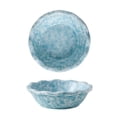thumbnail image 1 of Qeeadeea Small Round Baking Dish Set Of 2, Colorful Ceramic Casserole Dish, Round Ceramic Pie Plate-Light blue-14cm, 1 of 7