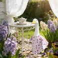 thumbnail image 4 of EGNMCR Home Decor, Room Decor, Wall Decor Spring Summer Idyllic Gooses Outfits Gooses Statue Patio Dress Patio Gooses Outfits Hat Set For 23In Statue Patio Garden Decoration Polyester Statue, 4 of 6