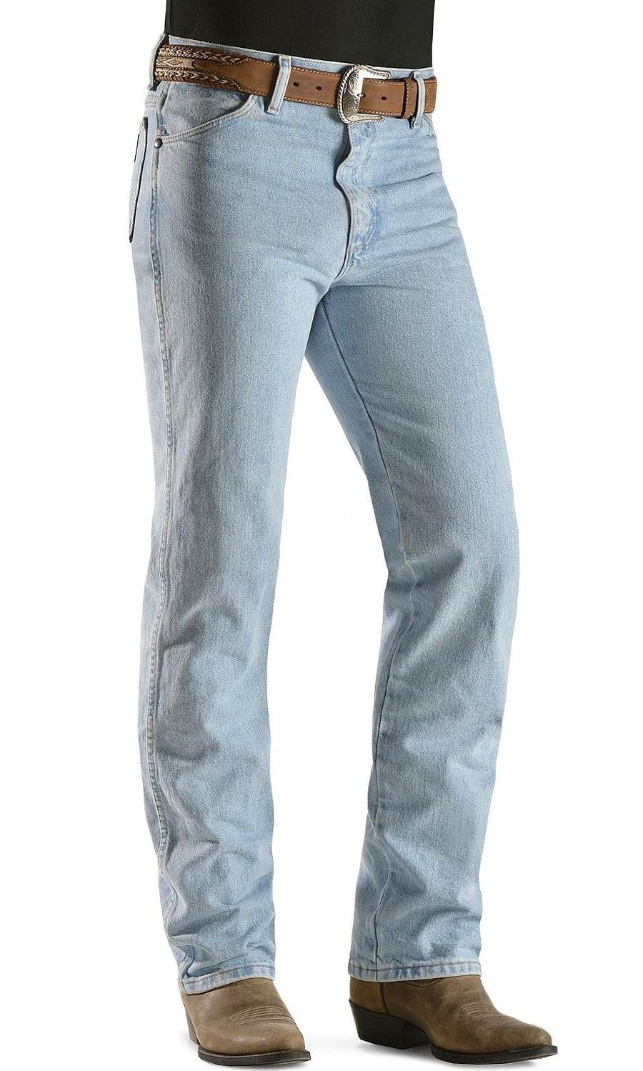 light washed wrangler jeans