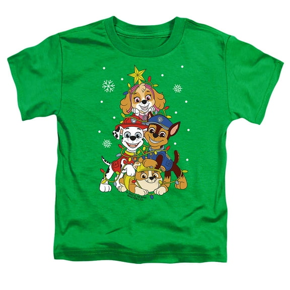 Paw Patrol Sky Chase Christmas Tree Kids T Shirt for Youth Toddler Boys and Girls