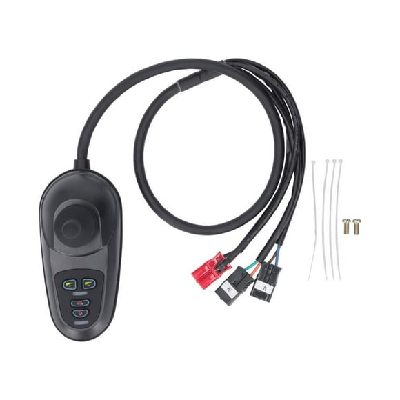 Controlador de joystick para sillas de ruedas eléctricas, control remoto, función de estacionamiento, motor cepillado de 45 a de 24 V para scooters