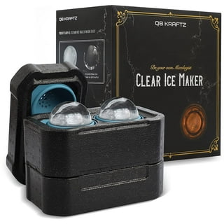 SIMPLETASTE Crystal Clear Ice Ball Maker Mold - 2.36 Inch Clear Sphere,  plus 2 I