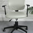 thumbnail image 2 of Split Office Chair Cover Dustproof Split Office Chair Rotating Chair Waterproof Rotating Chair Protector Gray Seat Cover, 2 of 9