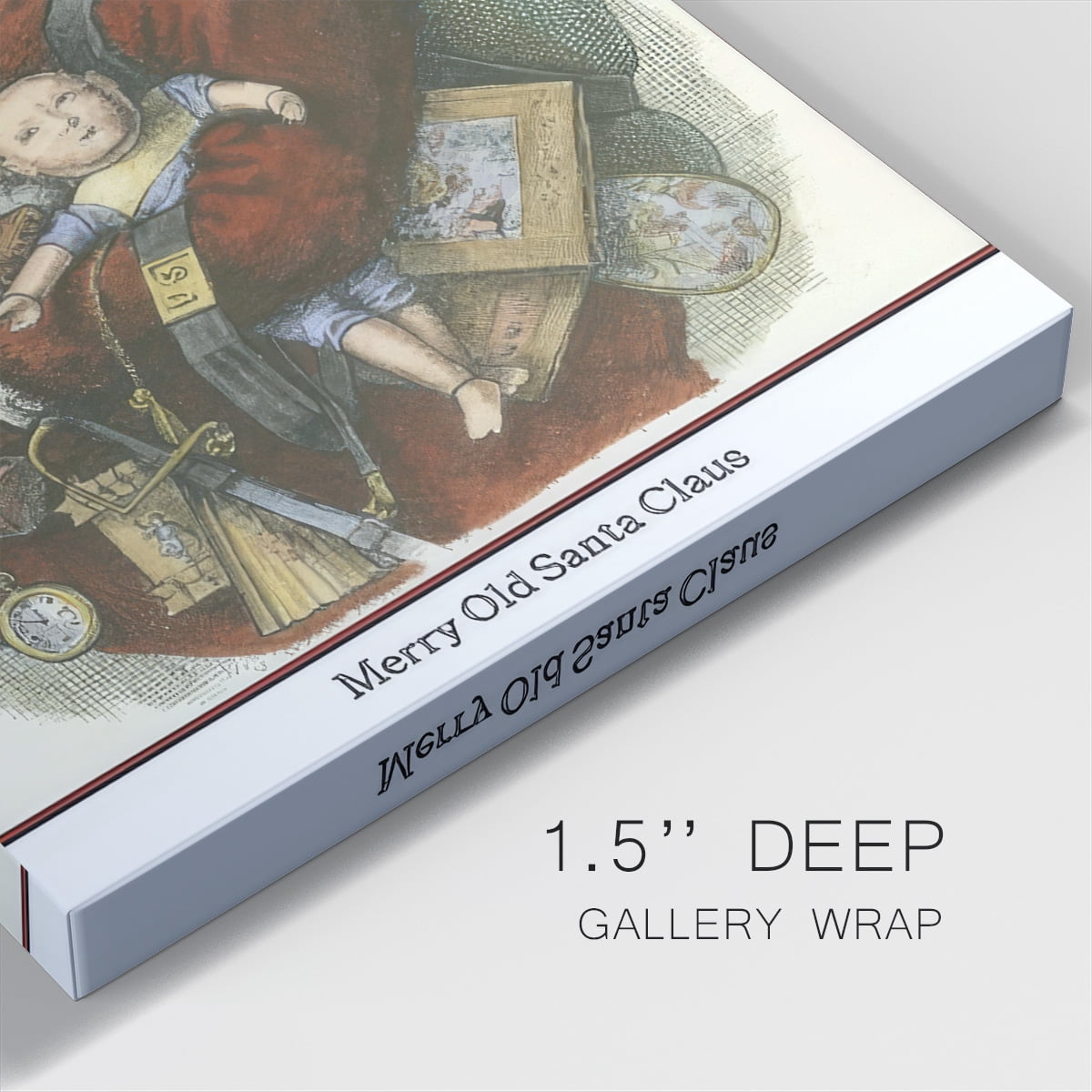 Merry Santa- Gallery Wrapped Canvas