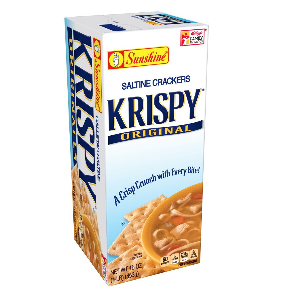 Kellogg's Krispy Saltine Crackers, Original, 16oz