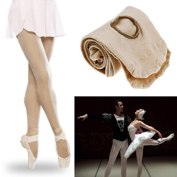 Raindrops Ballet Leggings for Women Girls Dancing Tights Footed Design Polyester Material Washable 1Set Skin Color