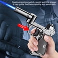 thumbnail image 6 of ZhyrZng Folding Cool Torch Lighters Windproof For Outdoor Douable Blue Flame Refillable Lighters Silver, 6 of 9