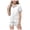 White, variant on Zshosam Girls Pajamas Girls Pajamas Summer Short Sleeve PJs Set Soft Sleepwear Trendy 2 Piece Loungwear for Big Kids Size 4T 5T,(AG 4-5 Years)
