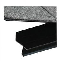 Amerimax Home Products 5504535120 10 ft. F5M Hemmed Overhanging Aluminium Standard Roof Edge - Black