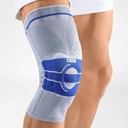Bauerfeind - GenuTrain A3 - Knee Support - Breathable Knit Knee Brace Helps Relieve Chronic Knee Pain and Irritation, Designed for Active People, Helps Stabilize Kneecap- Titanium Right size 3