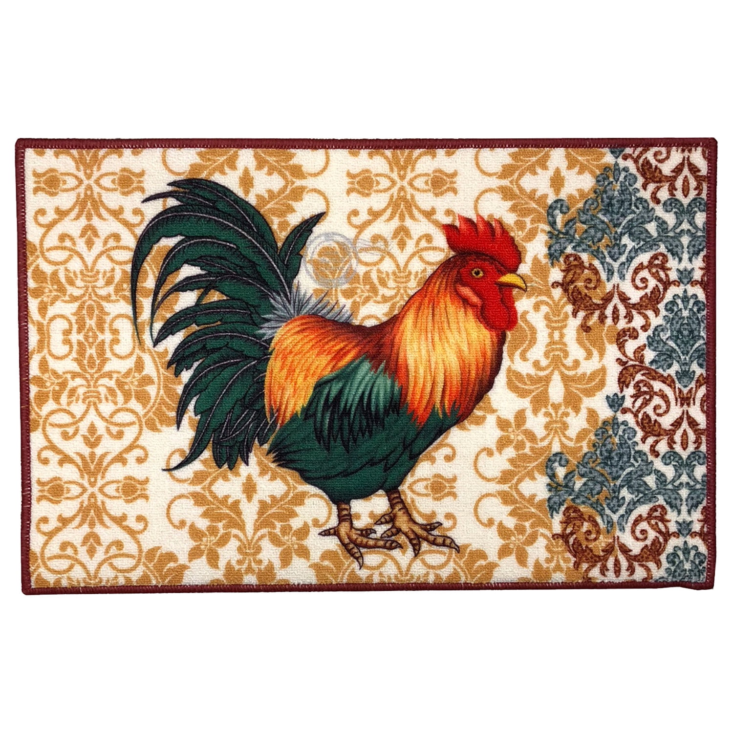 Kitchen Collection The Farm Kitchen Rug, Multi, 18x28 Inches Walmart