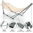 thumbnail image 6 of Tranquillo Stainless Steel Hammock 650lbs, Yellow, 6 of 9
