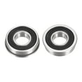 thumbnail image 4 of F6001-2RS 12x28x8mm Double Sealed Chrome Steel Flanged Ball Bearings 2 Pack, 4 of 5