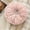 Pink, variant on Clearance! Round Throw Pillow Velvet Home Decoration Pleated Round Pillow Cushion for Couch Chair Bed Car 13.7x13.7inches Beige