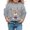 Grey, variant on Tanghaowl Kids Hoodies Print Girls Long Sleeve Crewneck Sweatshirt Soft Casual Pullover Top for Holiday Season Christmas Style Pink 8-9 Years