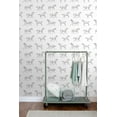 thumbnail image 6 of ESTA Home Burnett Off White Horses Wallpaper, 20.5-in by 33-ft, 6 of 7