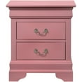 thumbnail image 4 of Glory Furniture  Phillipe 2 Drawer Nightstand in Pink, 4 of 8