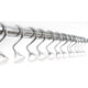 thumbnail image 2 of Ganchos de cristal de lujo para cortina de ducha, elegantes perchas de acero inoxidable con forma de diamante, cromado resistente a la oxidación, juego de 12 piezas para cortinas de baño, fácil, 2 of 4