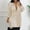 Beige, variant on Lolmot Women's Plus Size Shirts Dresses Fashion Sequins Long Sleeved Solid Make Dress Party Dress Formal Dresses Buttons V-Neck Cocktail Glitter Wedding Evening Clubwear Shirts