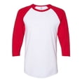thumbnail image 1 of JERZEES Premium Blend Ringspun Three-Quarter Sleeve Raglan Baseball T-Shirt, 1 of 3