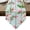 Blue, variant on Pink Magnolia Table Runner Linen Burlap Table Runner 36 Inches Small Farmhouse Seasonal Botanical Blossom Florals Dresser Scarves for Kitchen Island Coffee Dining Room Party Holiday Decor 13"x36"