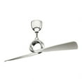 thumbnail image 4 of 2-Blade Ceiling Fan with Center Focal Point in Brushed Nickel with Six Speed Settings 54 inches W X 24.25 inches H-Polished Nickel Finish Bailey, 4 of 7