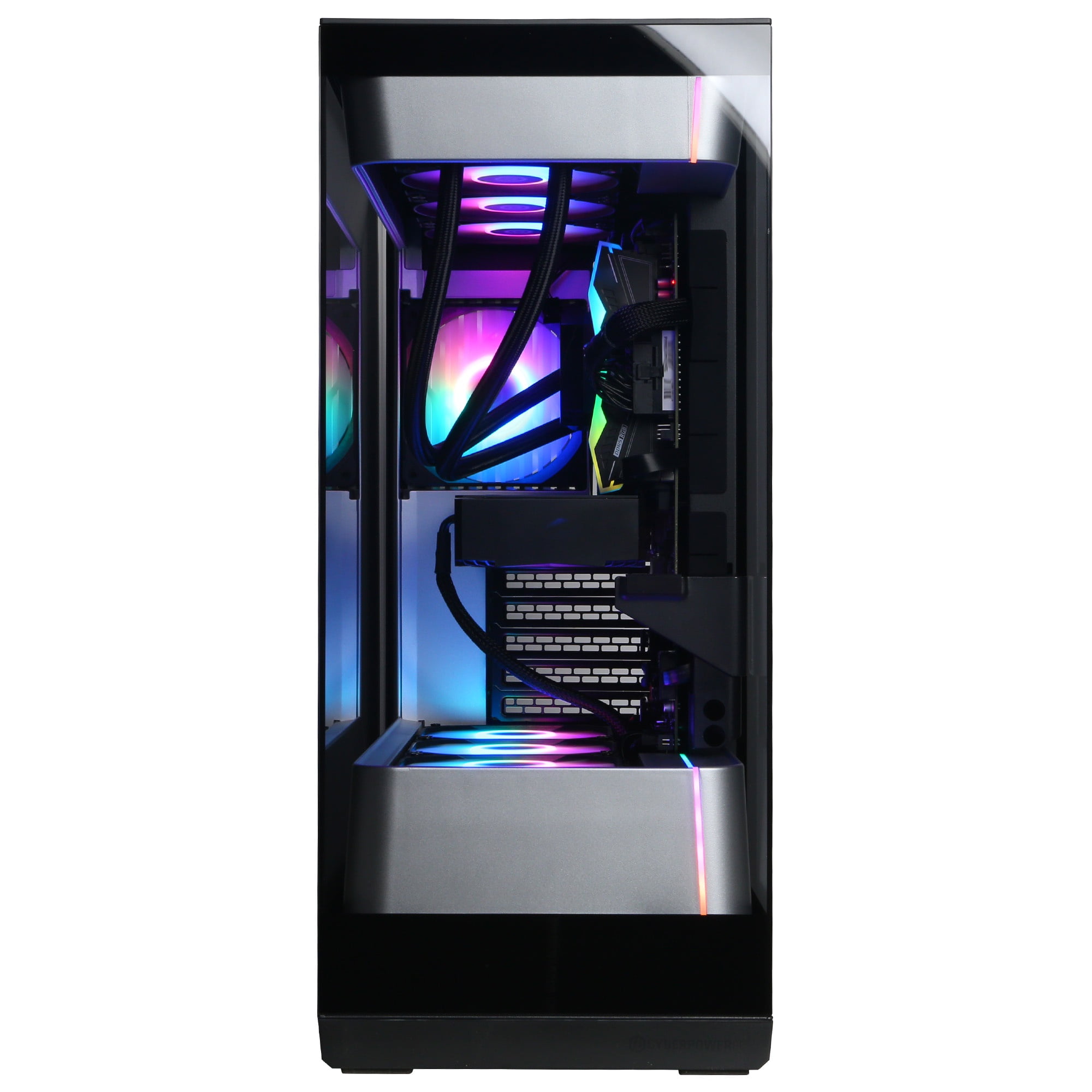 CyberPowerPC Gamer Supreme Gaming PC, AMD Ryzen 9 9900X, NVIDIA GeForce RTX 5070 12GB, 32GB DDR5, 2TB SSD, SLCAI7400CPGV2